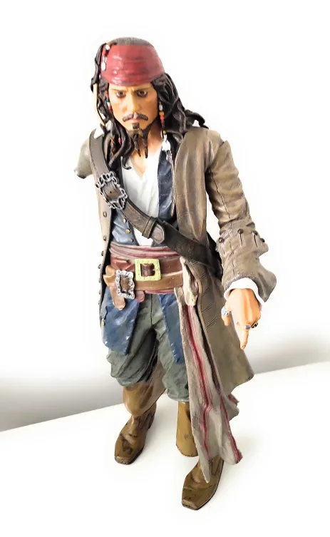 Pirates of the Caribbean Jack Sparrow Statue. one arm missing image indicator(4)
