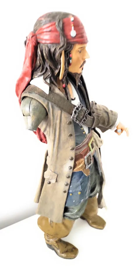Pirates of the Caribbean Jack Sparrow Statue. one arm missing image indicator(5)