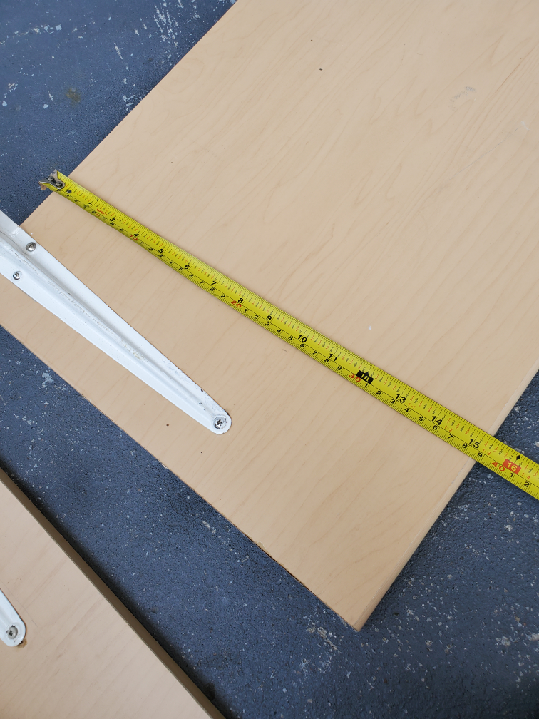 Two Wood Shelves with Brackets - 21x10 inches - photo 4
