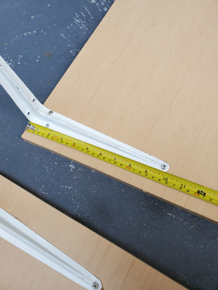 Two Wood Shelves with Brackets - 21x10 inches - photo 5