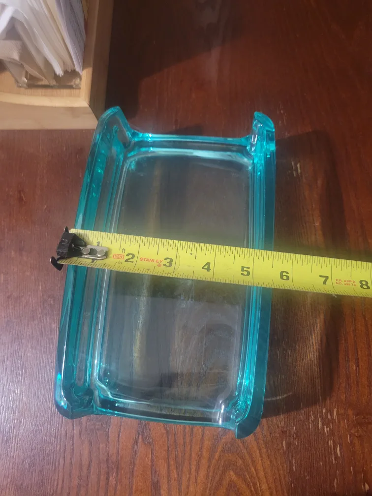 Aqua Blue Glass Napkin Holder image indicator(5)
