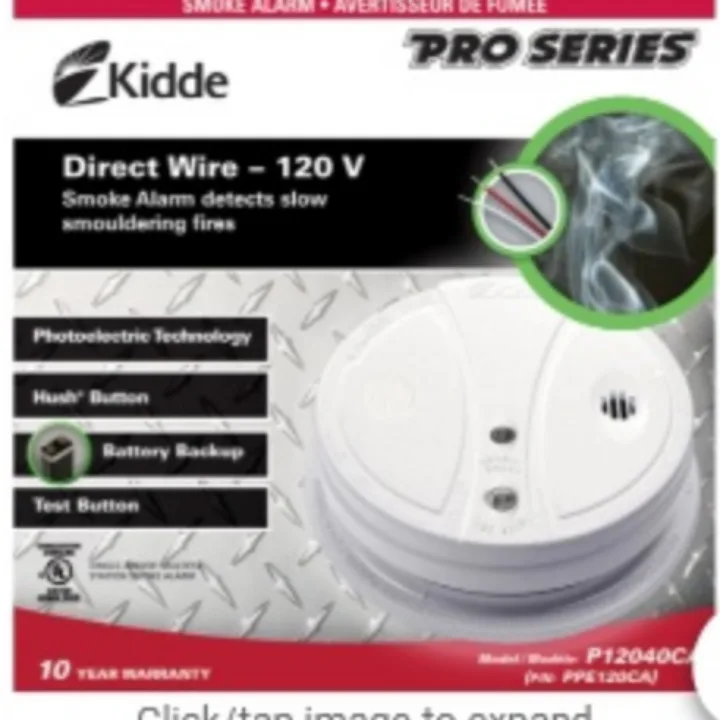 Kidde P12040CA Pro Series Smoke Alarm - New in Box image indicator(2)