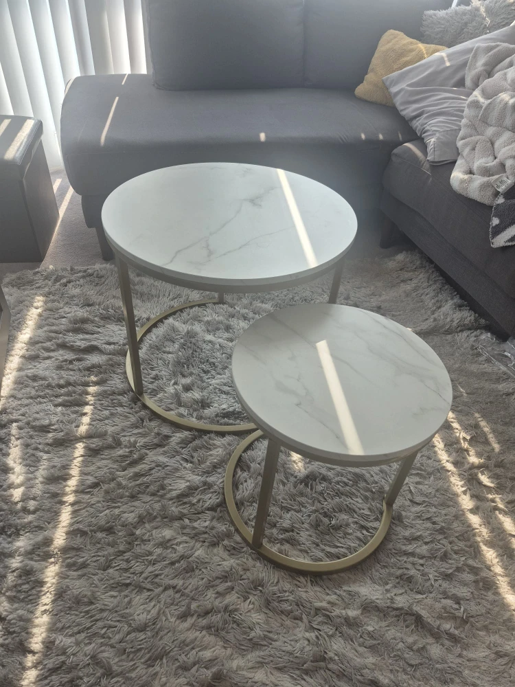 Nest of Tables - Marble Look