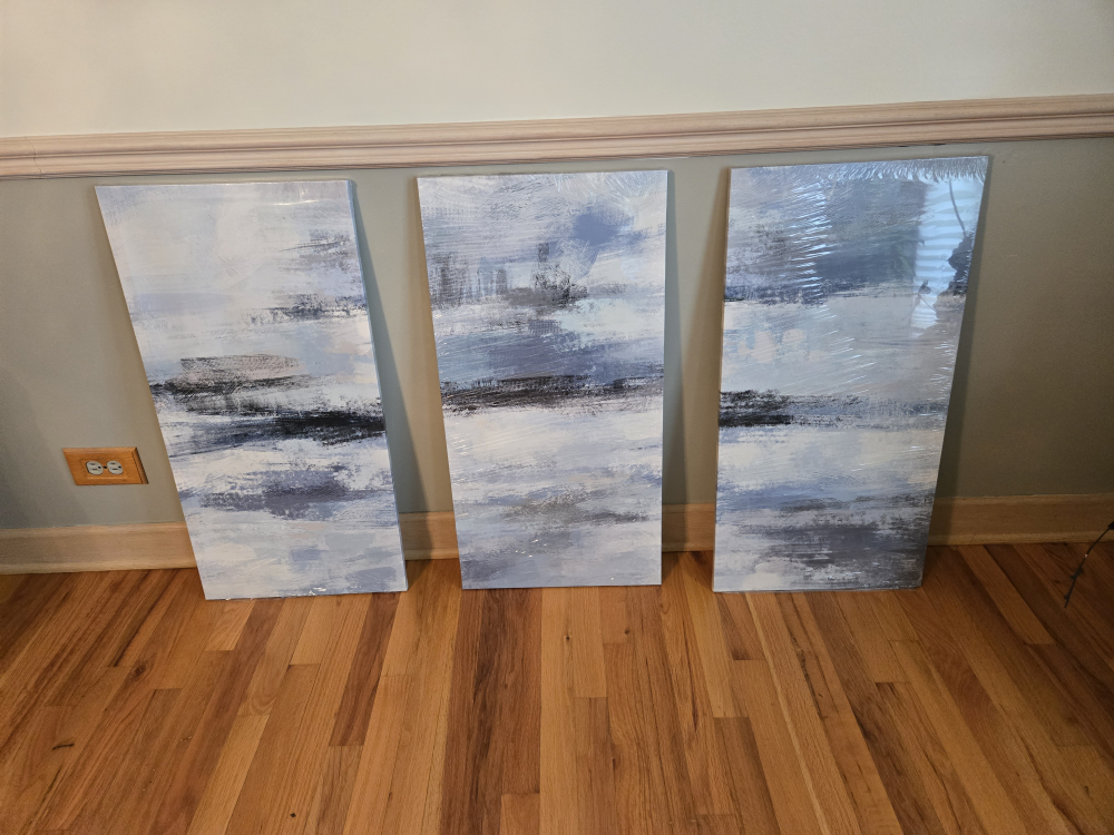 3-Piece Abstract Canvas Wall Art Set - photo 2