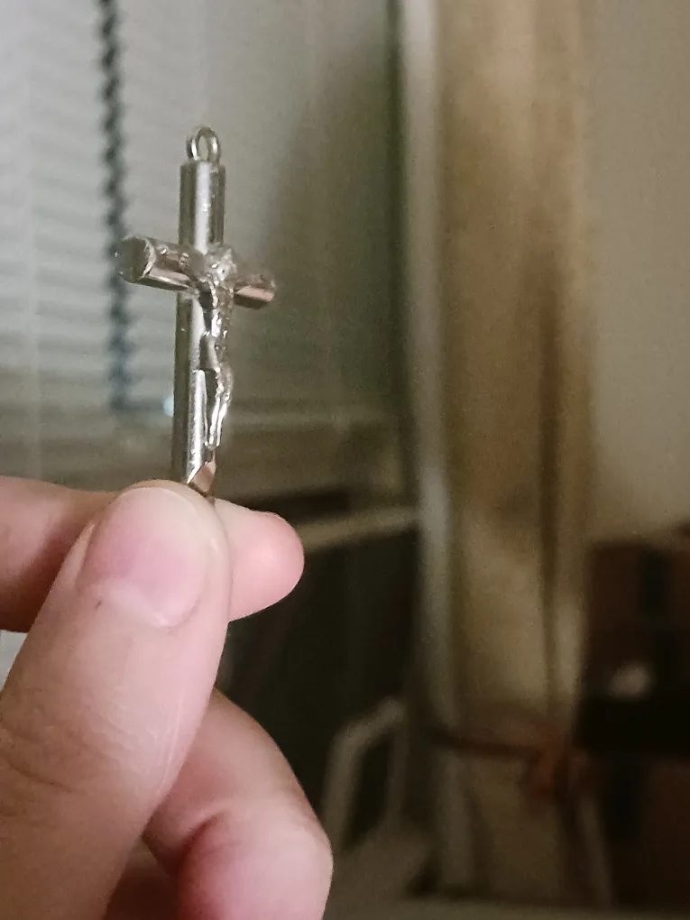 Steel Crucifix Pendant image indicator(2)