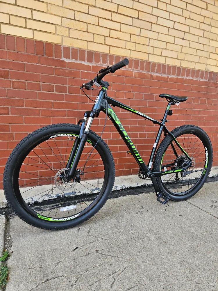 Schwinn Boundary Mountain Bike - Black/Green thumbnail
