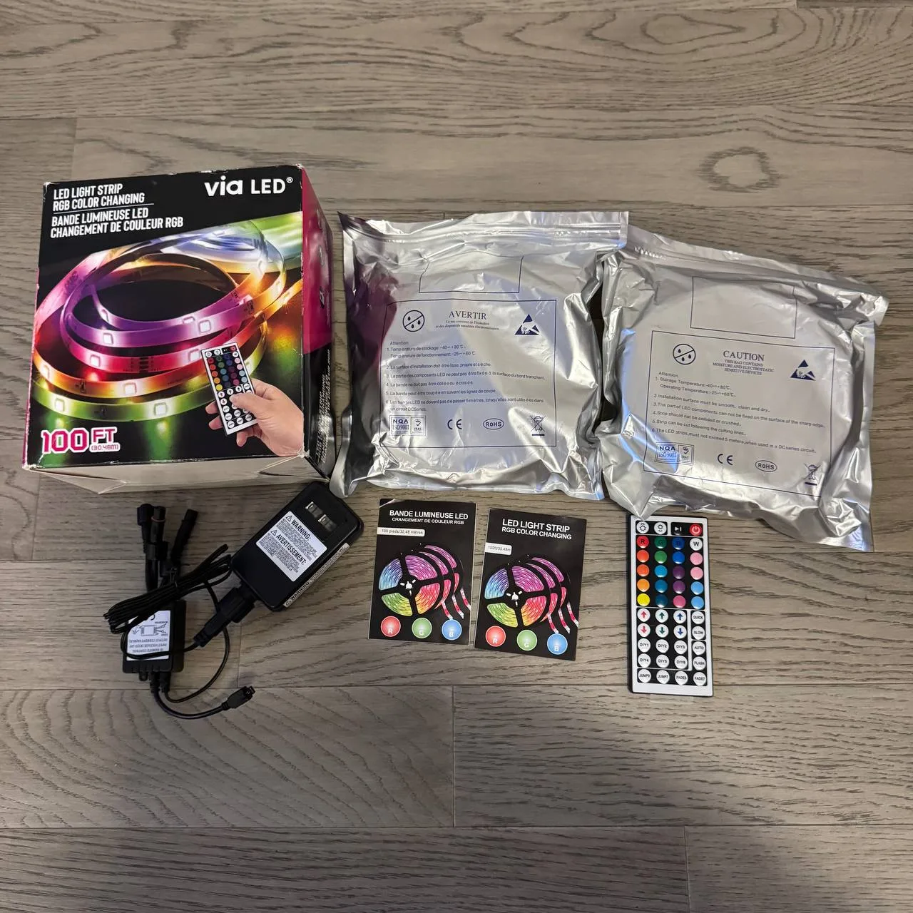 LED Light Strip 100FT (30.48m) RGB Color image indicator(2)