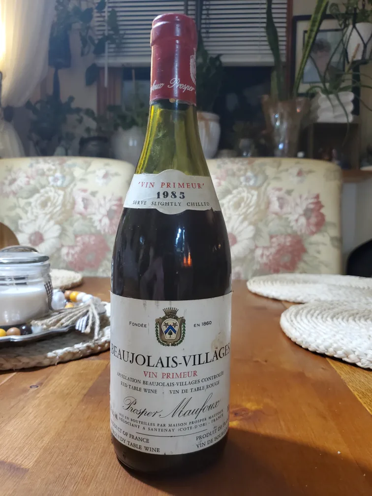 Beaujolais-Villages Vin Primeur 1985