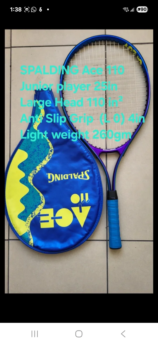 ❤️Tennis Rackets Wilson,Head,Spalding,Junior Players,25-in. long image indicator(3)