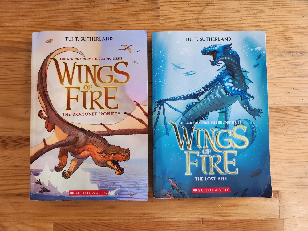 Wings of Fire Books 1 & 2 by Tui T. Sutherland thumbnail
