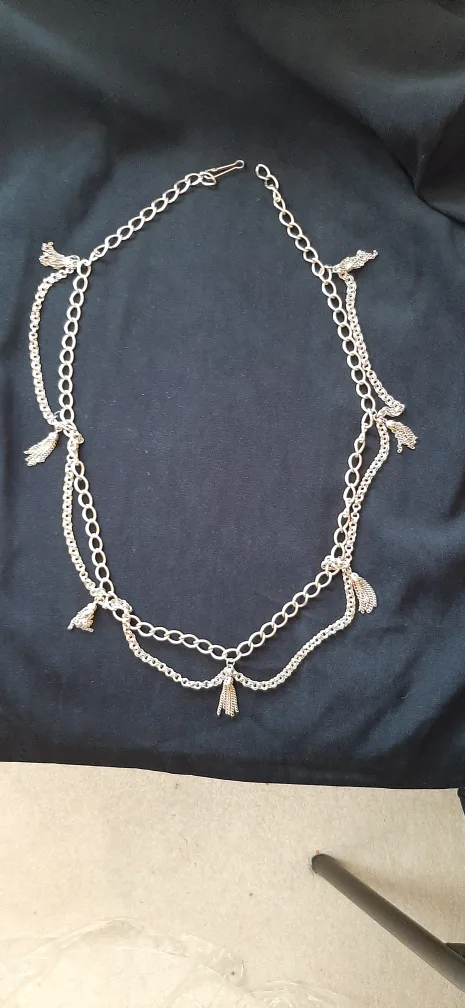 Ladies Vintage Chain Belt. thumbnail