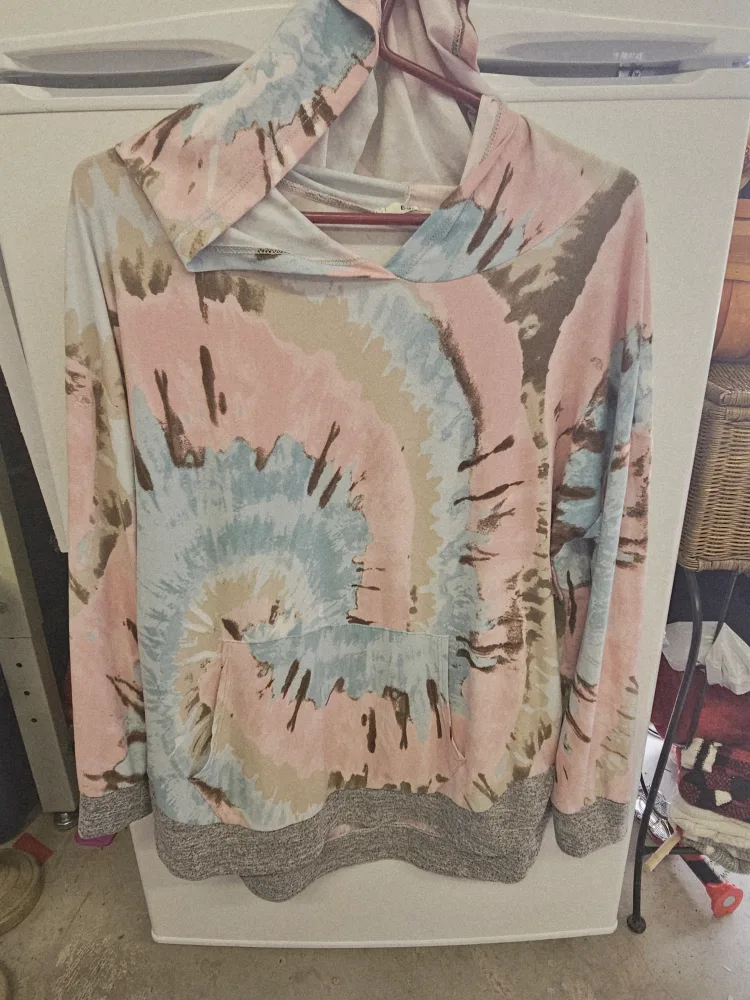 Égs Tie-Dye Hoodie - Size Large thumbnail
