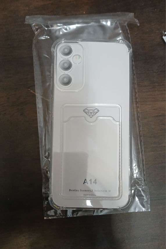 🥕Clear case cover for Samsung A14 - with card slot - BNNU🥕 - photo 3
