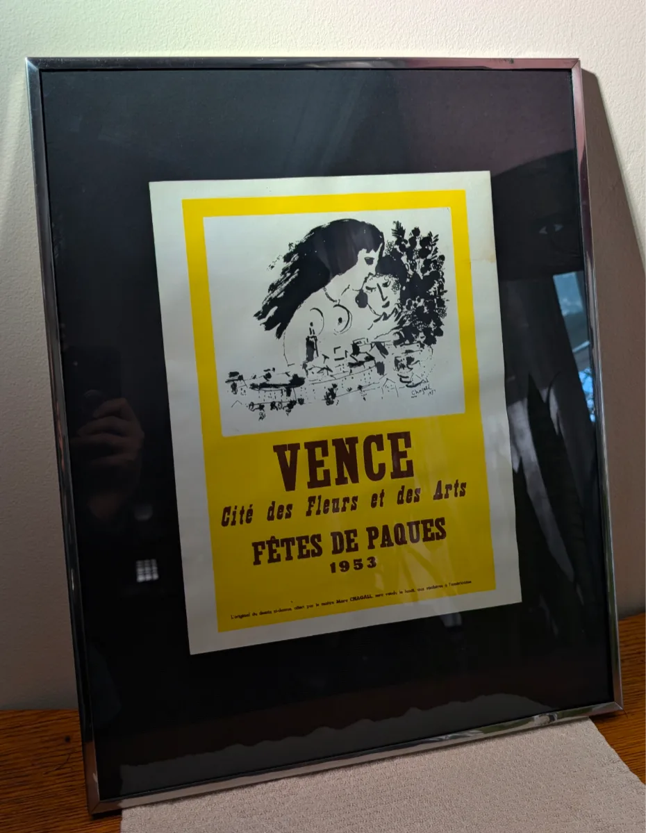 Framed Vence Poster, Fêtes de Paques 1953 image indicator(3)