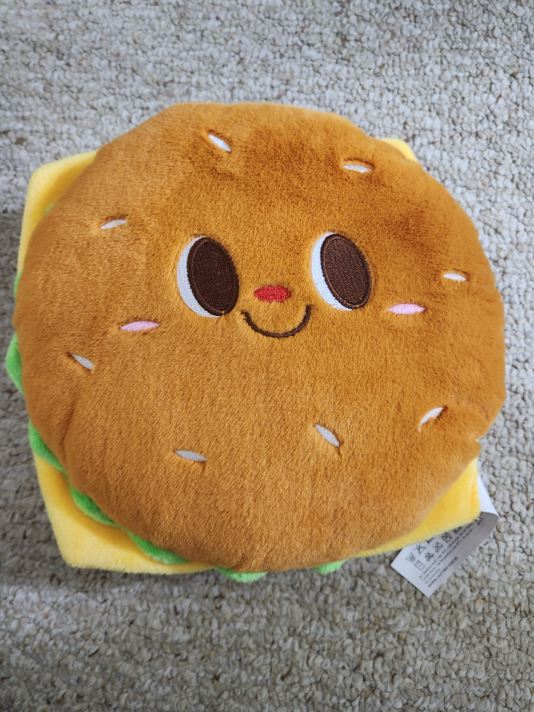 Pizza and Burger Plush Pillows - photo 3