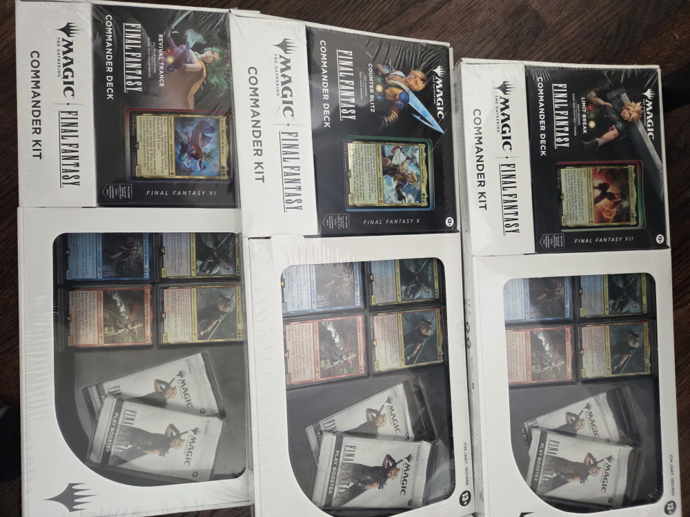 Magic The Gathering Final Fantasy Commander Decks