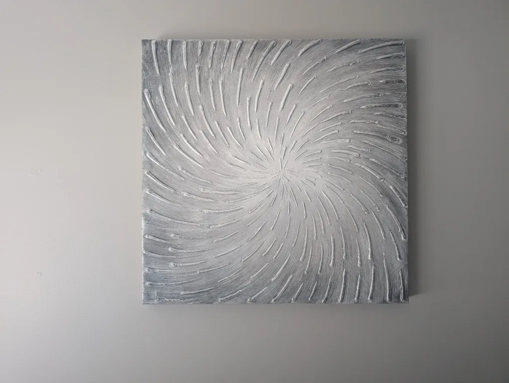 Textured Silver Wall Art thumbnail