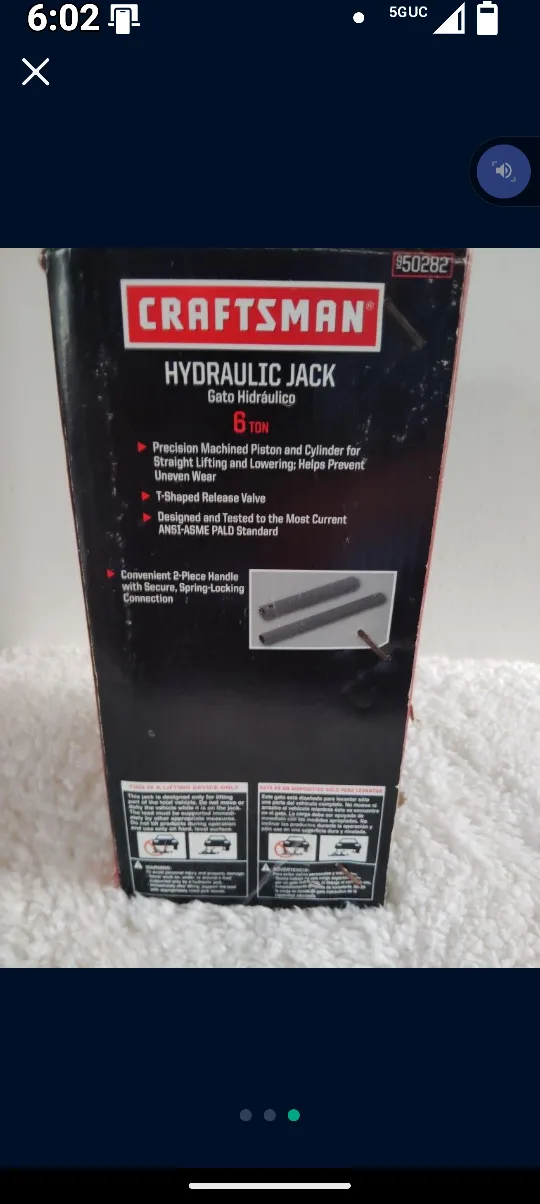 Craftsman 6 Ton Hydraulic Jack image indicator(3)