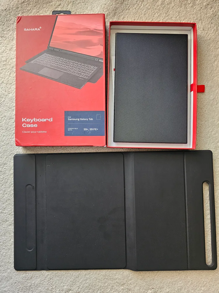 SaharaCase Backlit Keyboard Case for Galaxy Tab S9+/ S9FE+ Black image indicator(2)