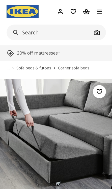 Sofa Bed - Dark Grey - IKEA Friheten - photo 5