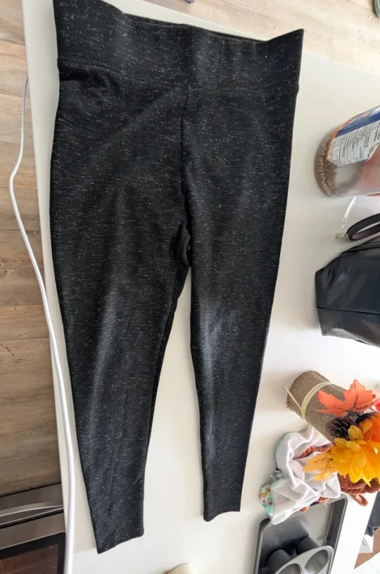 Marks and Spencers NEW Black Leggings thumbnail