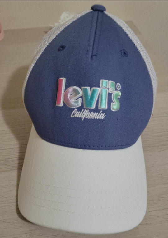 Athentic Levi's California Trucker Hat - Blue/White