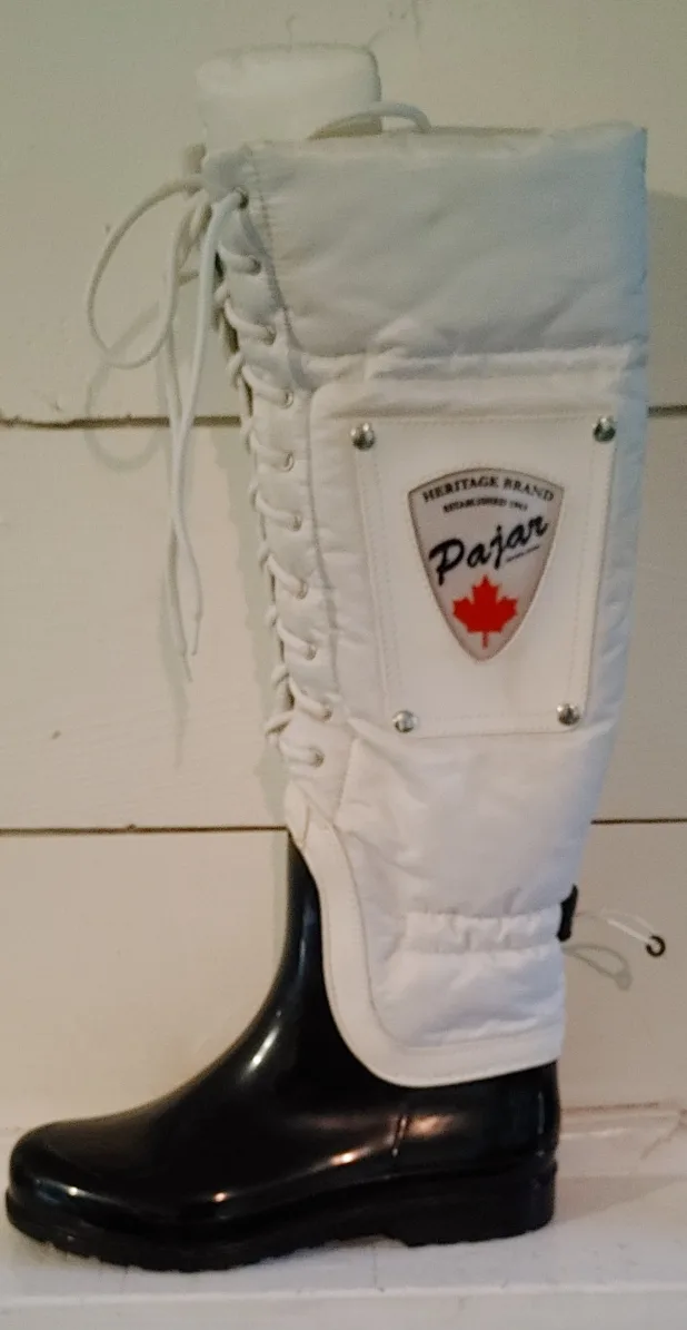 Pajar Heritage Brand White Winter Boots thumbnail