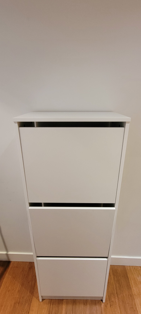 IKEA Bissa Shoe Cabinet - White