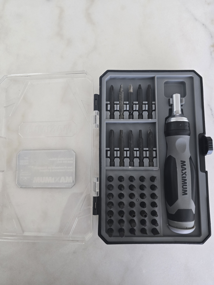 Maximum Ratcheting Driver & Bit Set - 47 Pieces - photo 2