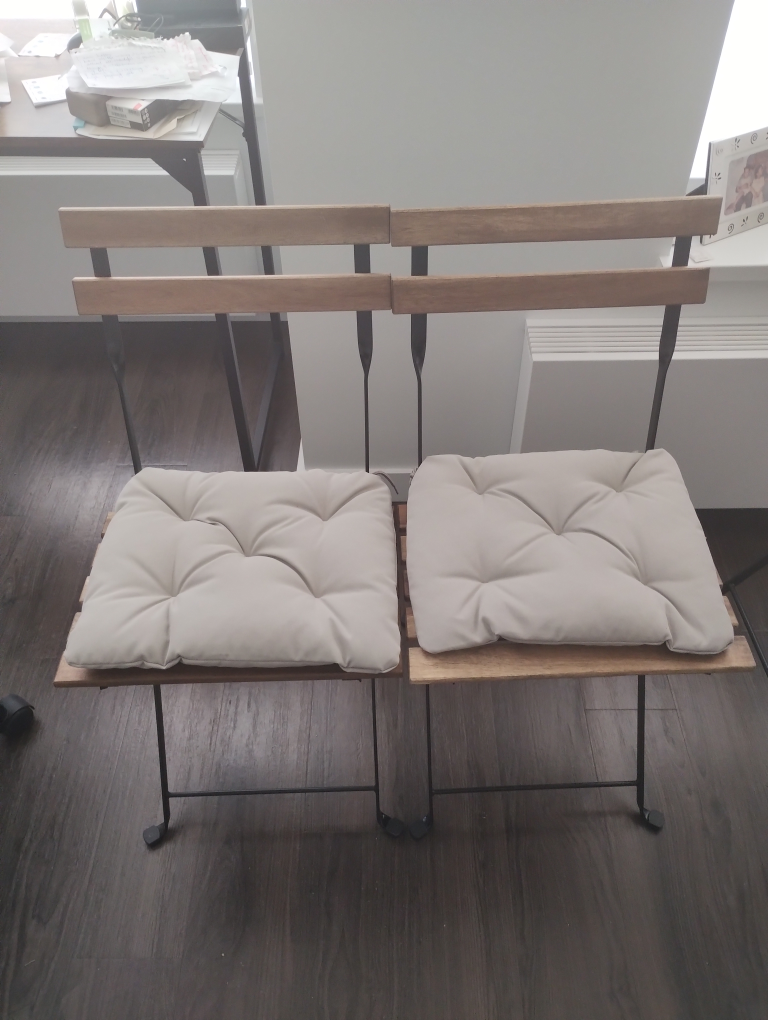 IKEA Folding Chairs & Table Set - photo 2
