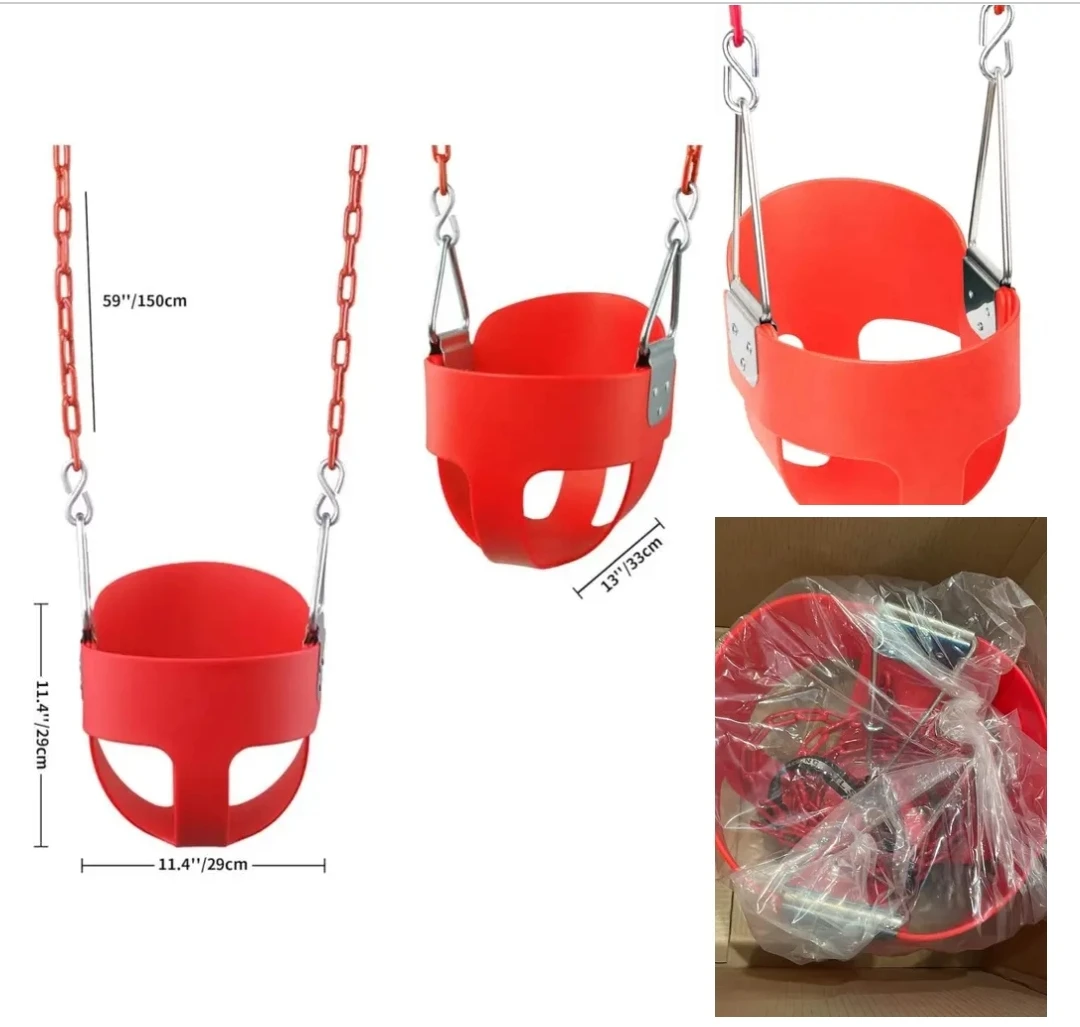 New Toddler Swing - Yellow Blue - photo 4