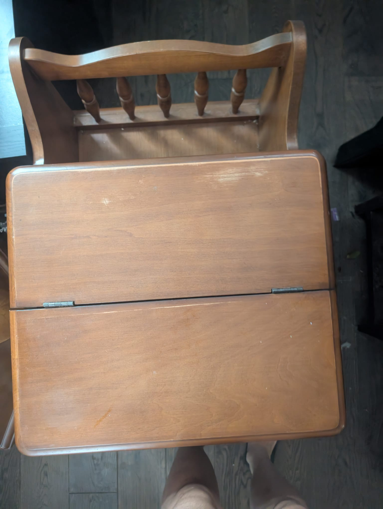 Vintage Wooden Sewing Table - photo 2