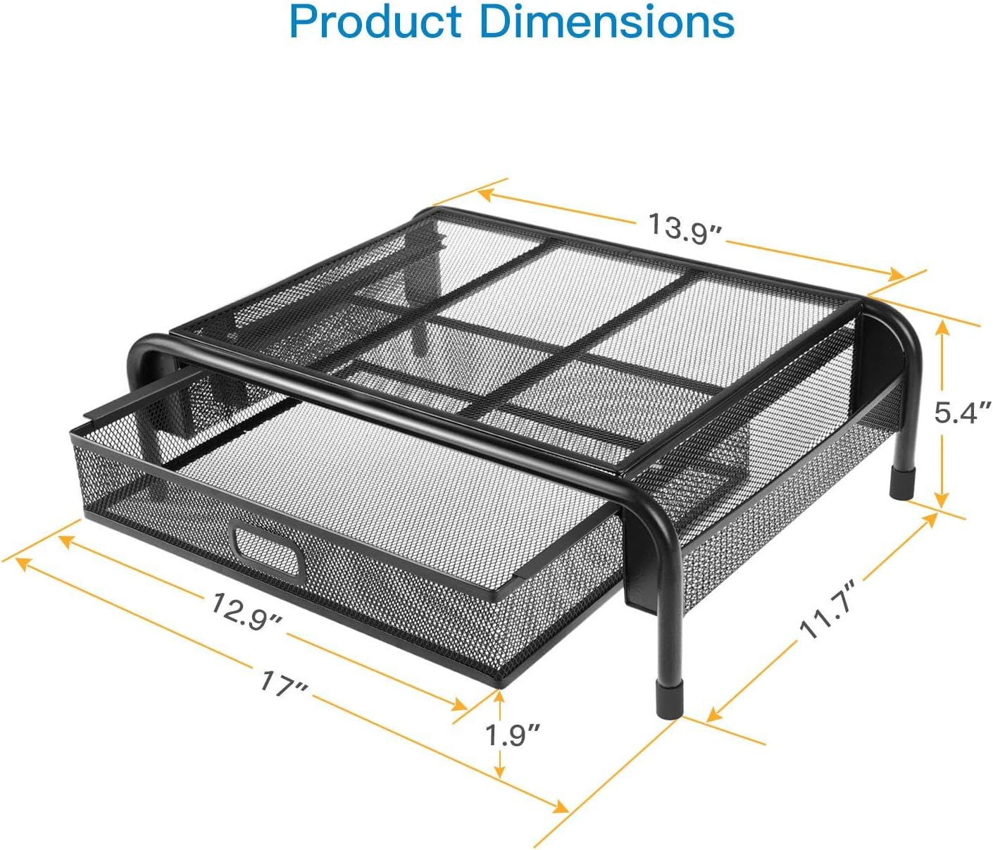 Laptop/Monitor Stand with Storage - photo 2