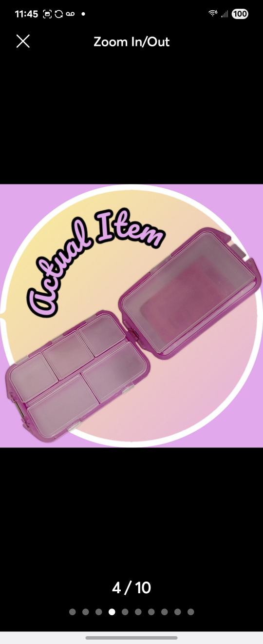 5 Compartment Pill Travel Organizer - photo 3