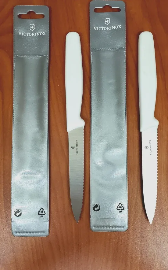 NEW: 2 Victorinox 42604 4" Serrated Paring Knives thumbnail