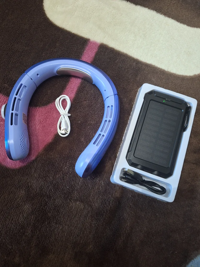 NEW Neck Fan and 10,000 mAh Solar Charger 🔋 thumbnail