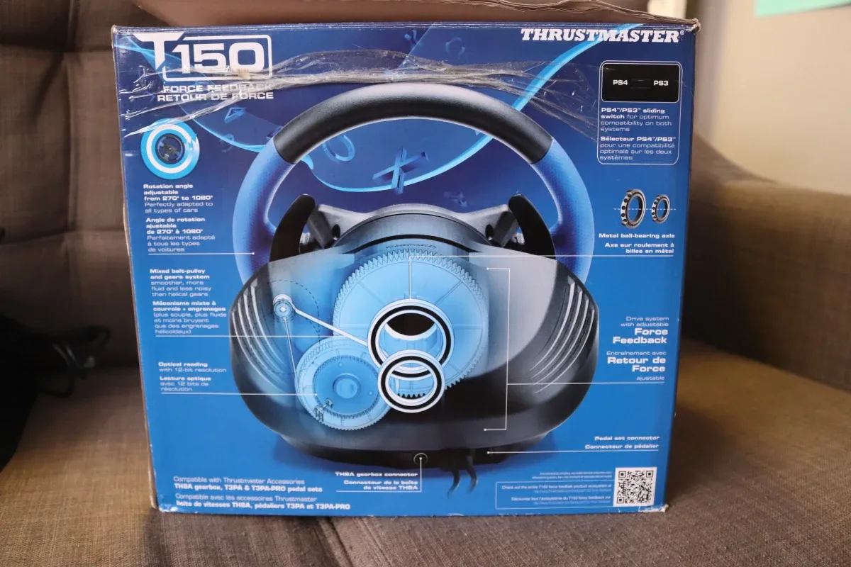 Sim racing wheel and pedals Thrustmaster T150 image indicator(6)