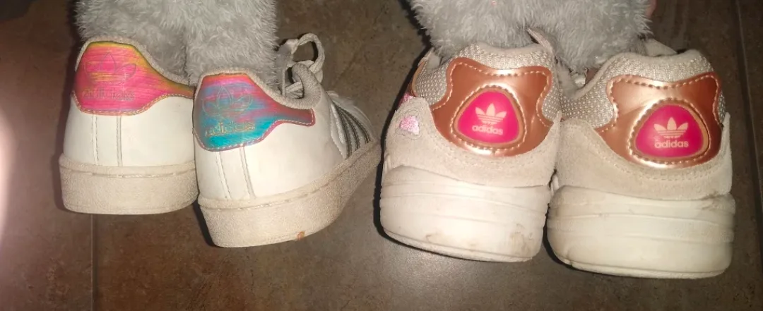 Two Pairs of Girl's Adidas Running Shoes image indicator(3)