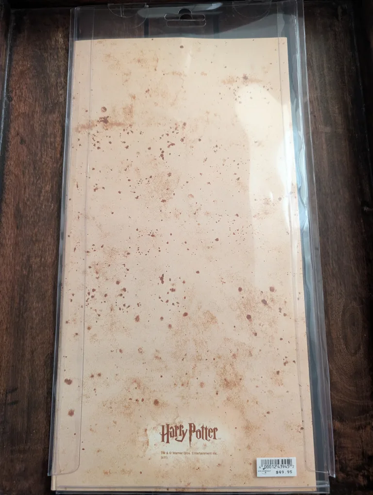 Harry Potter Marauder's Map Excellent Condition image indicator(2)