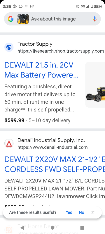 DeWalt 21.5 in. 20V Max Battery Powered Lawn Mower - photo 3