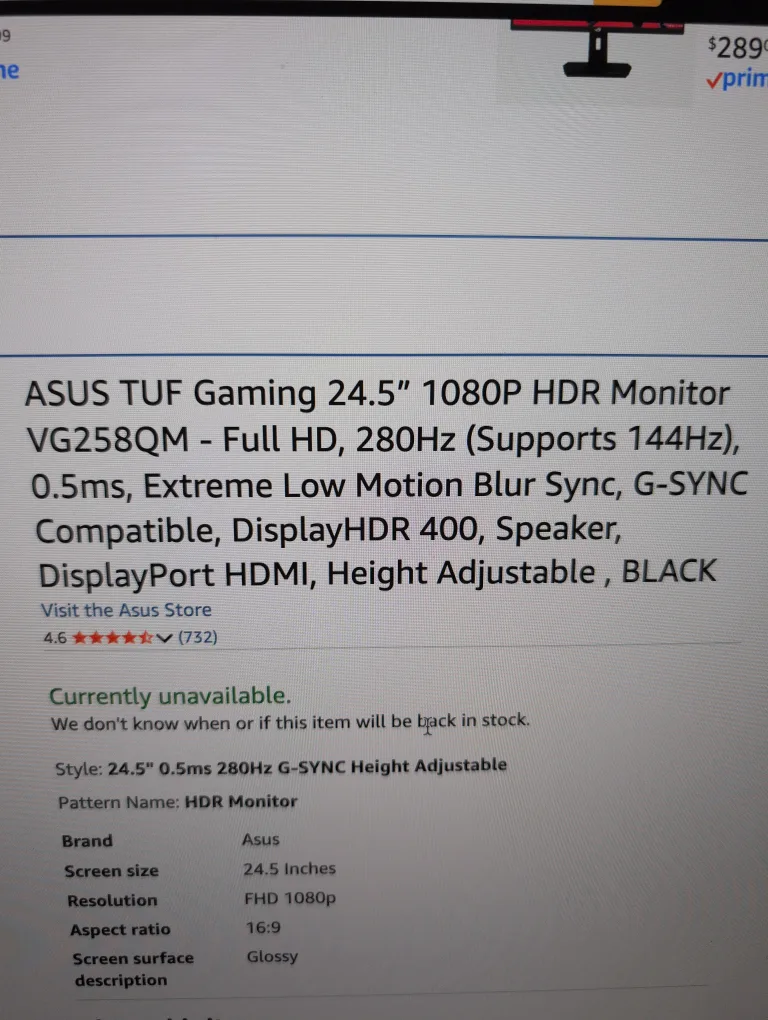 ASUS TUF Gaming Monitor image indicator(6)