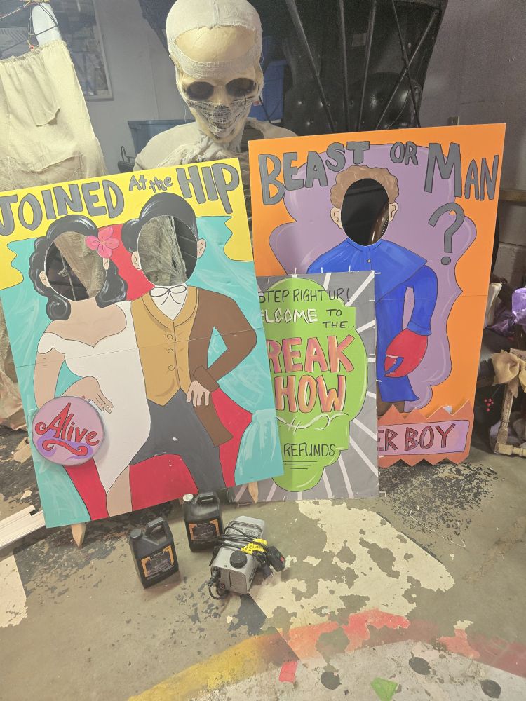 Painted Carnival Cutout Boards