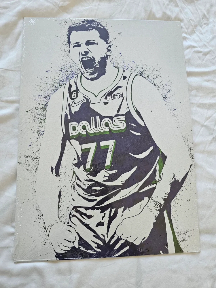Luka Doncic Dallas Mavericks Art Print thumbnail