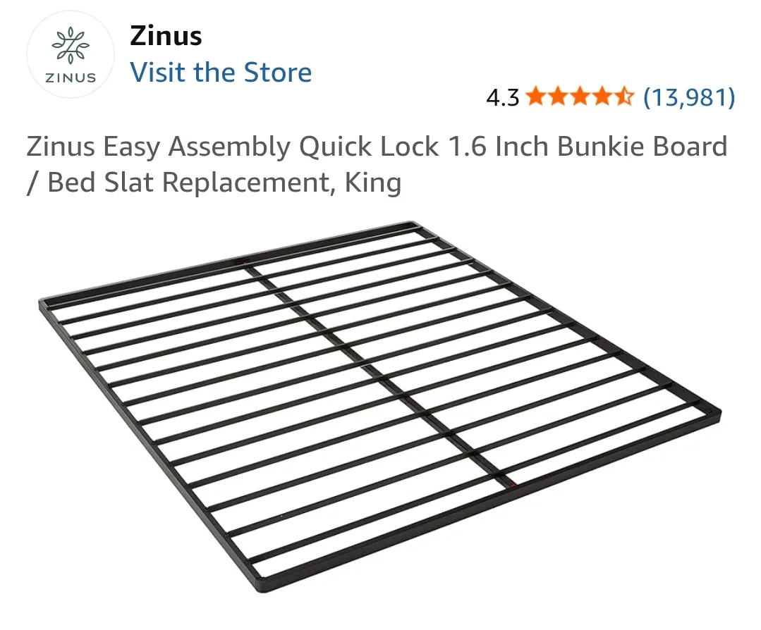 Zinus Easy Assembly King Bed Frame image indicator(3)