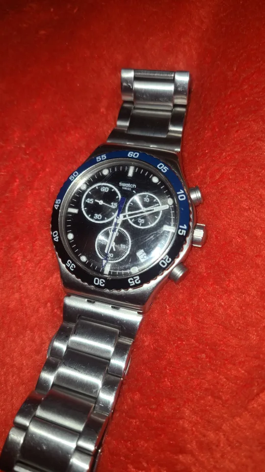 Swatch Dark Blue Irony Watch thumbnail
