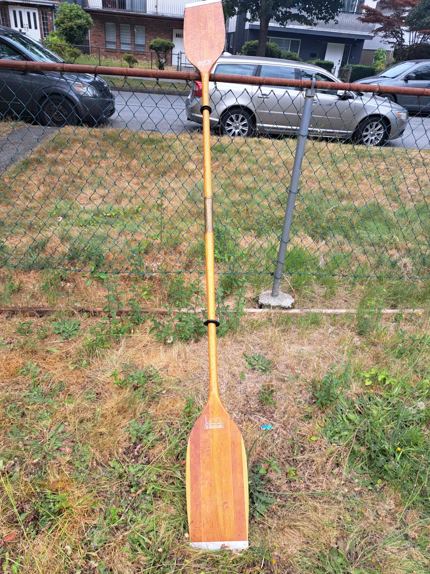 -- kayak paddle- nimbus- wooden!! image indicator(4)