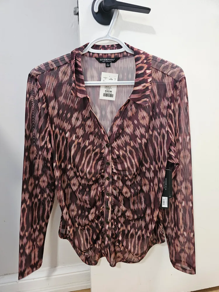Liverpool Los Angeles Blouse, Size L thumbnail