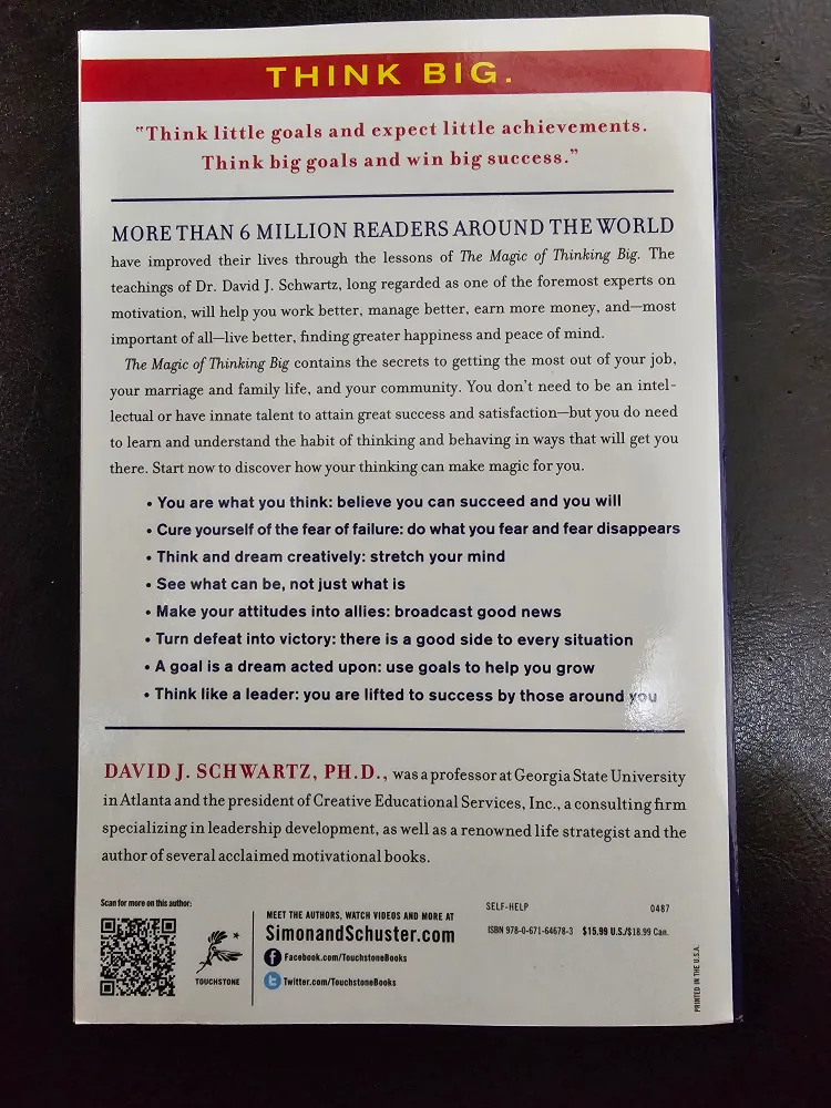 The Magic of Thinking Big by David J. Schwartz image indicator(2)