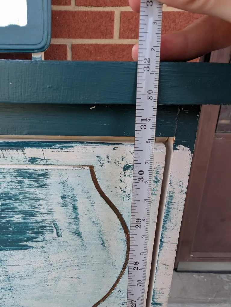 Rustic Dresser with Mirror, Hand Painted image indicator(6)