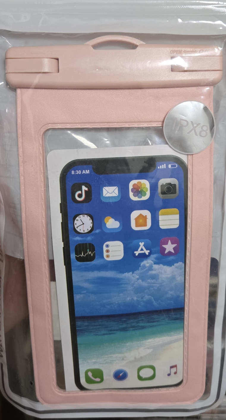 Pink Waterproof Phone Pouch